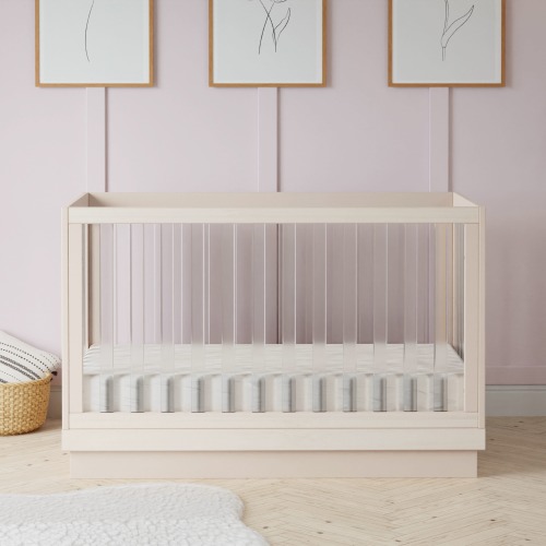 Harlow Acrylic Convertible Crib with Toddler Kit – Babyletto