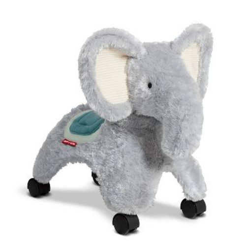 Radio Flyer Ellie the Rolling Elephant Ride-On: Steel & Plastic Toddler Toy, 42 lb Capacity