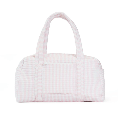 Quilted Grande Duffel- Pimlico Stripe Pink
