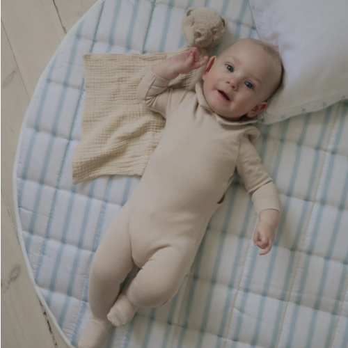 Seaside Stripes Play Mat - Ocean
