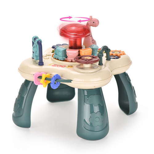 FastXmas Play & Learn Baby Game Table, Educational Baby Musical Toy with Shape Sorting, Sound Toy for Babies & Toddlers 6 Months+ Boys & Girls