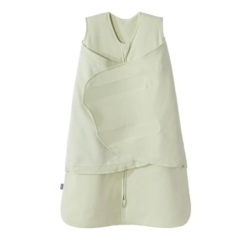 HALO SleepSack Swaddle | Cotton | 1.5 TOG | 68-75°F | 6-12 lbs |Sage