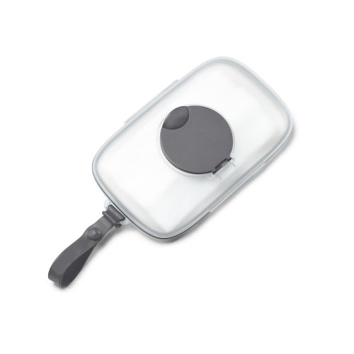 Grey Grab & Go Snug Seal Wipes Case | skiphop.com