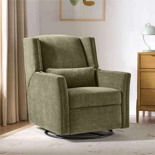 Sloane Spruce Green Swivel Glider Power Recliner Nursery Chair