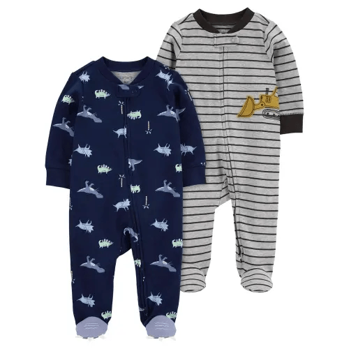Baby 2-Pack 2-Way Zip Sleep & Plays | 3 months