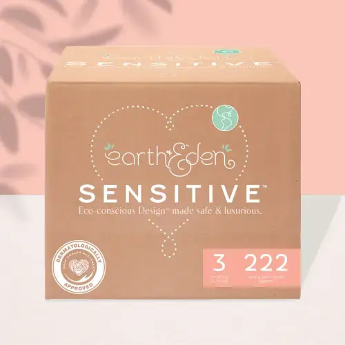 Earth & Eden Baby Diapers, Size 3, 222 Count – Earth & Eden Brand