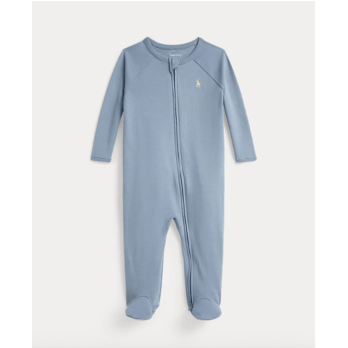 Cotton Interlock Footed Coverall