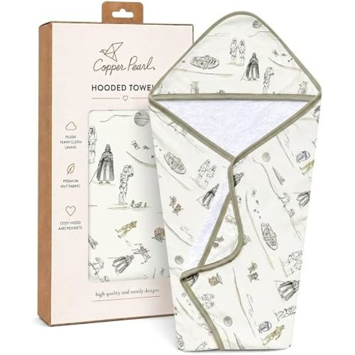 Copper Pearl Premium Knit Hooded Bath Towel Tatooine