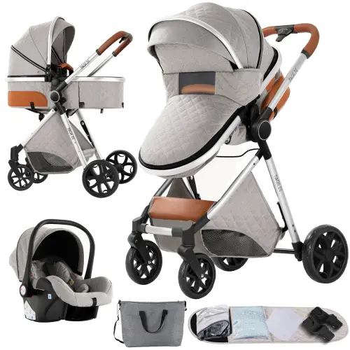 3 In 1 Baby Cars Stroller for Newborns Baby Accessories Baby Pram Buggies Stroller Lightweight Stroller Infant Multifuctional - AliExpress