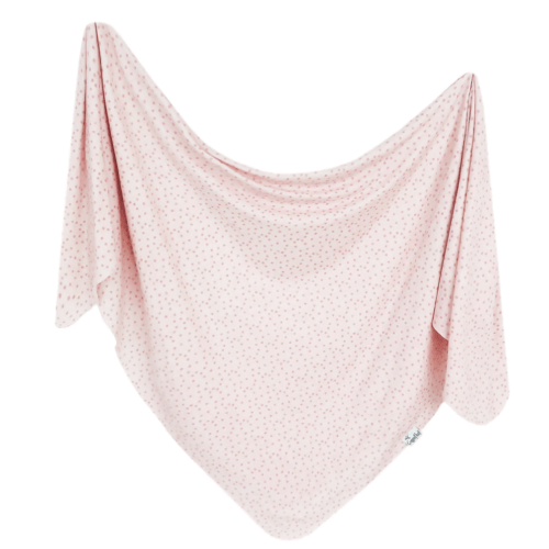 Knit Swaddle Blanket - Dottie