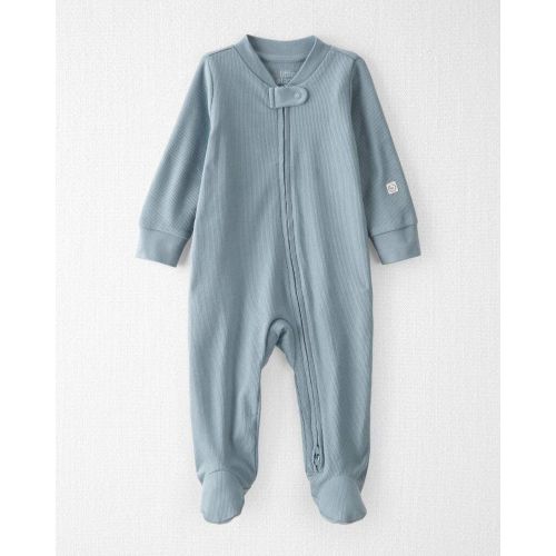 Baby Organic Cotton Sleep & Play Pajamas in Blue - Little Planet | Carter's