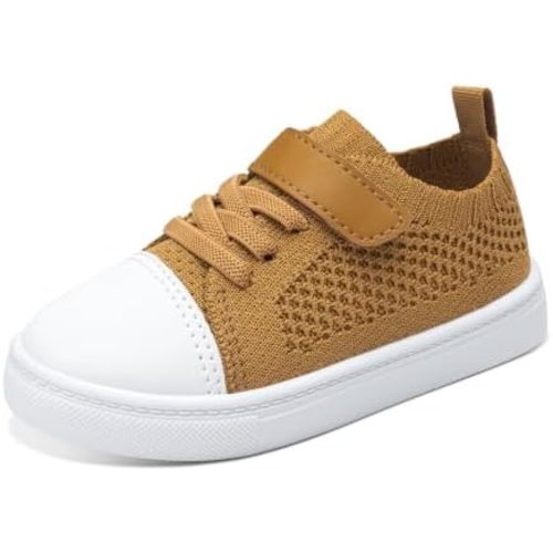 Toddler Boy Girl Shoes Breathable Walking Sneakers Easy Slip on Shoes-1155