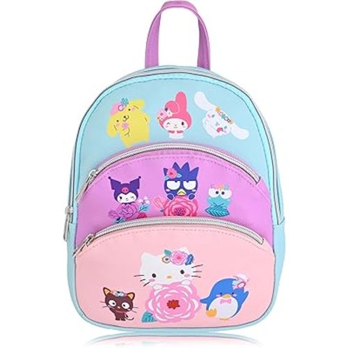 Fast Forward Sanrio Hello Kitty Backpack for Women, Men, Unisex | Cute PU Leather 10" Mini Backpack Purse