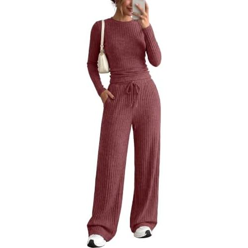 RUMIA Lounge Sets for Women Fall Outfits Sweater Cozy 2 Piece(S-2XL)