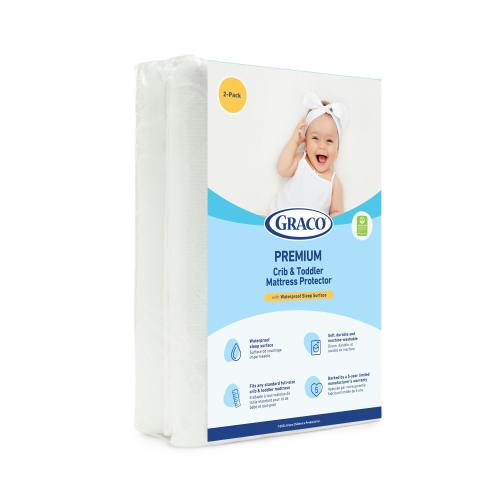 Premium Waterproof Crib And Toddler Mattress Protector