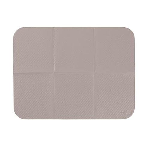 Ubbi On-The-Go Diaper Changing Baby Mat, Soft and Comfortable Diaper Bag Accessory Must Have for Newborns, Easy to Clean, Portable Folding Pad, Baby Traveling Accessories, Taupe