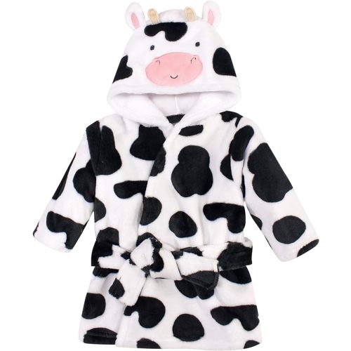 Hudson Baby Unisex Baby Plush Animal Face Bathrobe