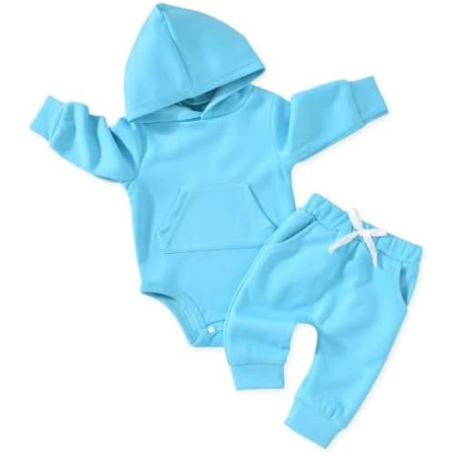 Aalizzwell Infant Baby Winter Hoodie Outfit