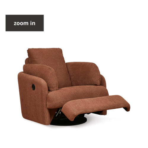 Modmax Next-Gen Nuvella™ Performance Fabric Swivel Glider Recliner
