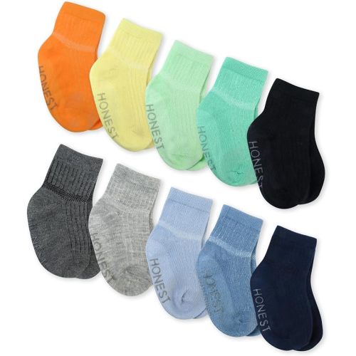 HonestBaby Baby Girls' Cozy Socks (Multipack)