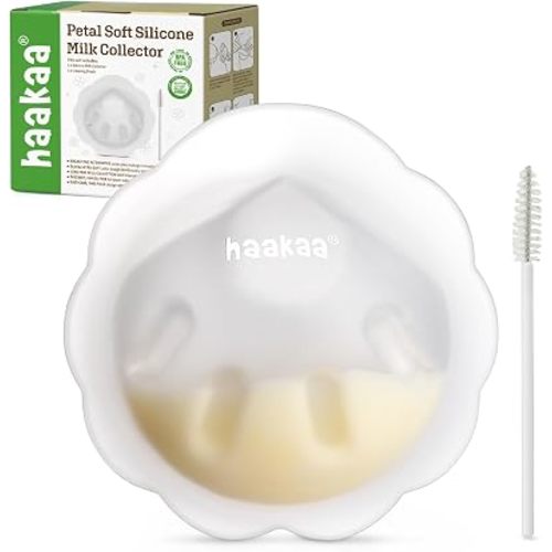 haakaa Petal Soft Silicone Milk Collector for Breastfeeding - 2PCS