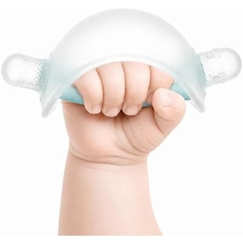 Baby Teething Toy 3-18 Months No-Drop Silicone Teether for Teething Relief