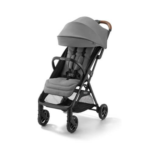 Graco Ready2Jet Compact Lightweight Travel Baby Stroller, Automatic Fold, Grey