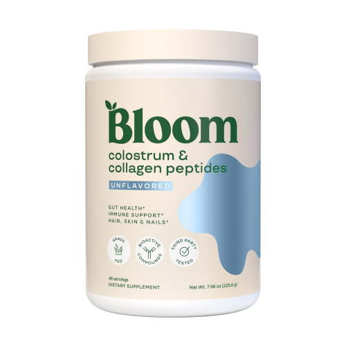 Bloom Nutrition Colostrum & Collagen Peptides, 0.64 lbs.