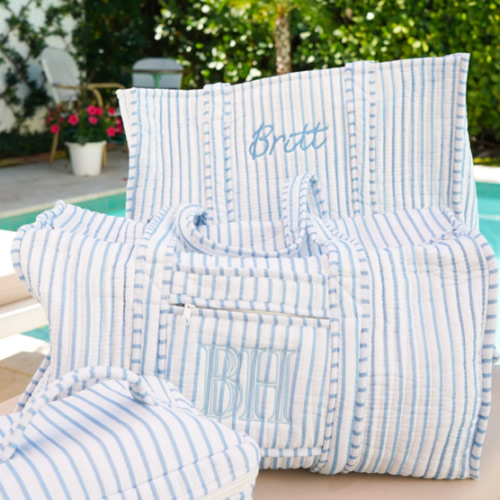 Quilted Block-Print - Stripe Collection