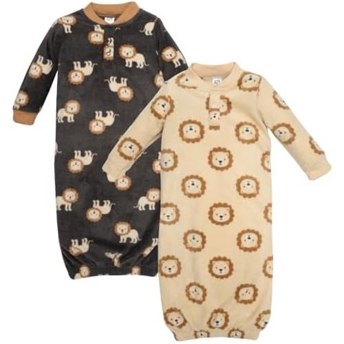 Hudson Baby Unisex Baby Fleece Gowns