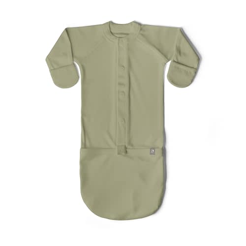 goumikids Viscose Made from Bamboo Organic Cotton Convertible Baby Gown