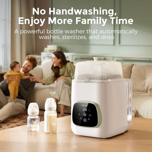 Amazon.com: Momcozy KleanPal Pro Baby Bottle Washer, Sterilizer & Dryer - All-in-One Cleaning Machine for Bottles, Pump Parts & Baby Essentials - Time-Saving & Effortless Care : Baby