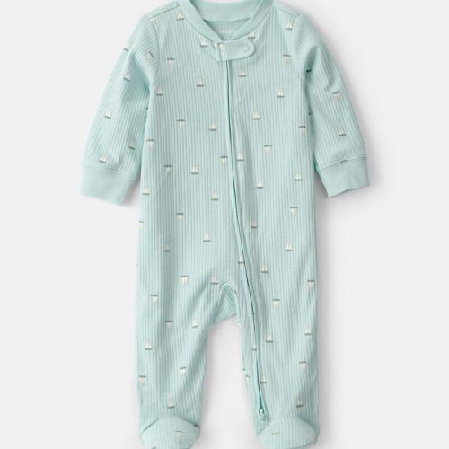 Baby Boy Sailboat 2-Way Zip Sleeper - Green | Carter’s Oshkosh Canada