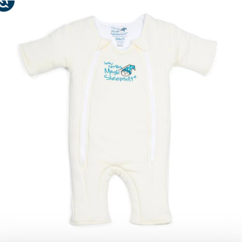 Cream Baby Merlin’s Magic Sleepsuit | Soft 100% Cotton Infant Sleepsuit