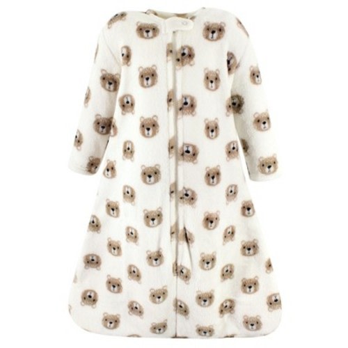 Hudson Baby Plush Long-Sleeve Sleeping Bag, Sack, Blanket, Bear, 6-12 Months