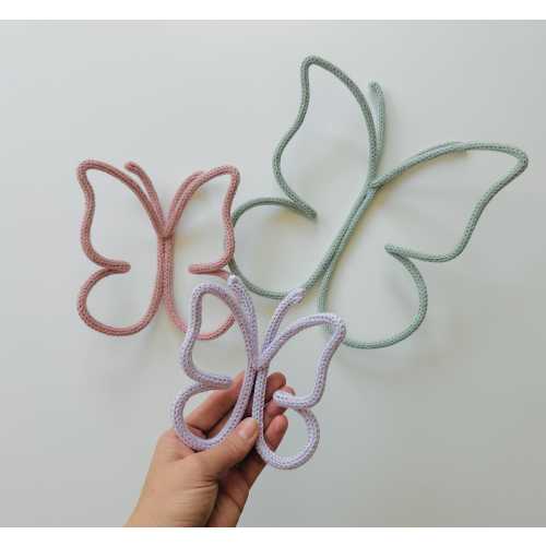 Knitted Wire Butterfly