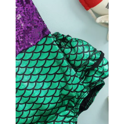 0 24 months newborn baby girls fashion sequins mermaid - Temu