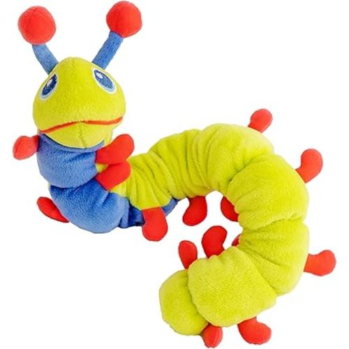 Calmee the Caterpillar Weighted Sensory Plush Toy for Kids, Breathing Exercise & Calming Tool for Focus and Emotional Regulation, Soft, Durable, & Washable.