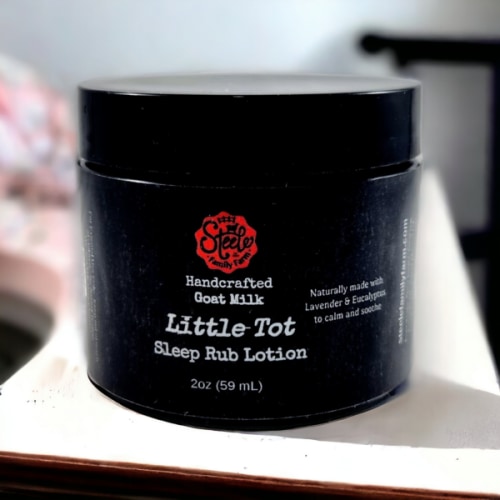 Little Tot Sleep Rub Lotion | Steele Family Farm