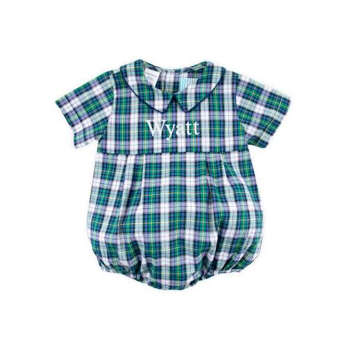 Brighton Plaid Collared Bubble