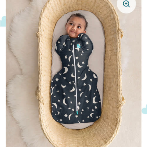 Swaddle Up™ 1.0 TOG Cotton Charcoal Big Sky