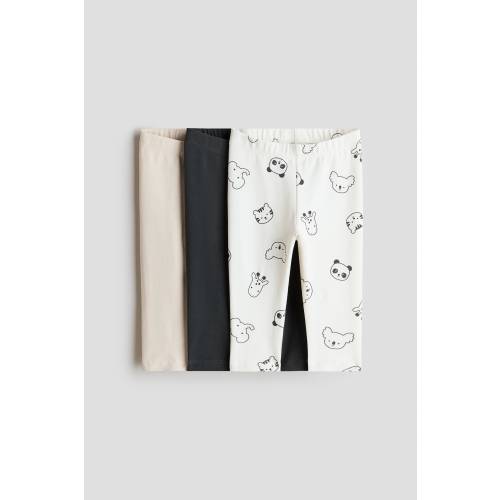 3-PACK COTTON JERSEY LEGGINGS