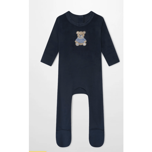 Embroidered Bear Stretchy - Navy
9 MONTHS