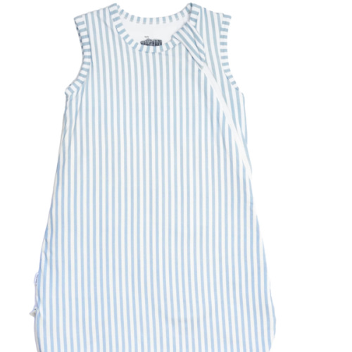 + Sleep Bag - Light Blue Mini Stripe+ Sleep Bag - Light Blue Mini Stri