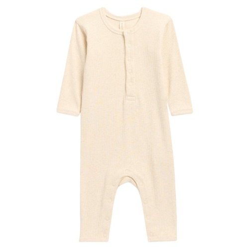 Rib Organic Cotton Blend Romper