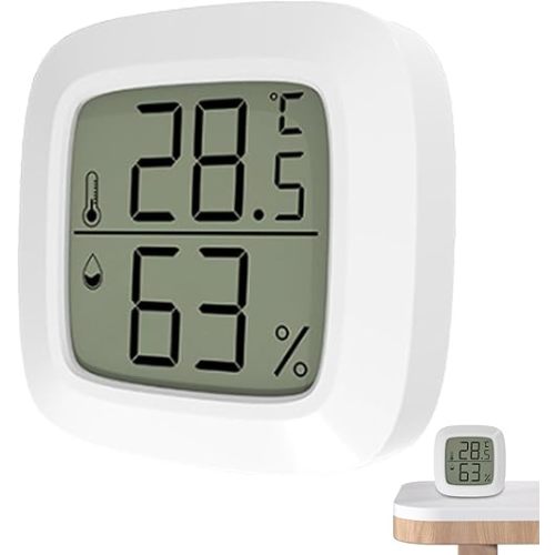 Room Thermometer LCD Digital Hygrometer Thermometer Baby Room Temperature Humidity Monitor for Bedroom, Baby Room, Room Temperature Monitor