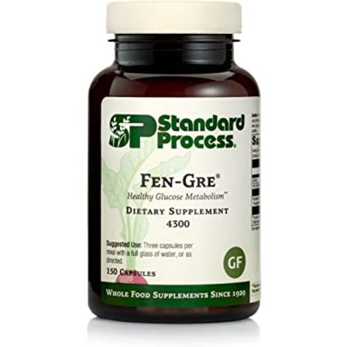 Standard Process Fen-Gre - with Rice Bran, Okra Fruit, and Fenugreek - 150 Capsules