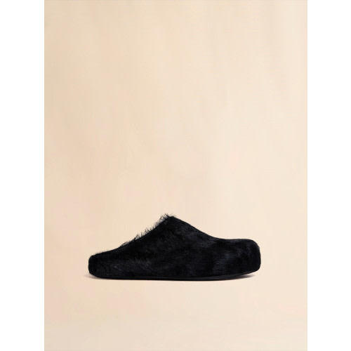 Pink long-sleeved cotton T-shirt with Marni logo | Marni