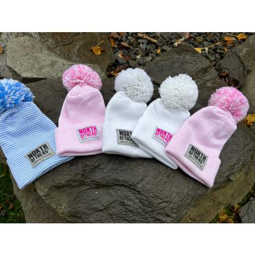 Newborn Pom Pom Hospital Hats