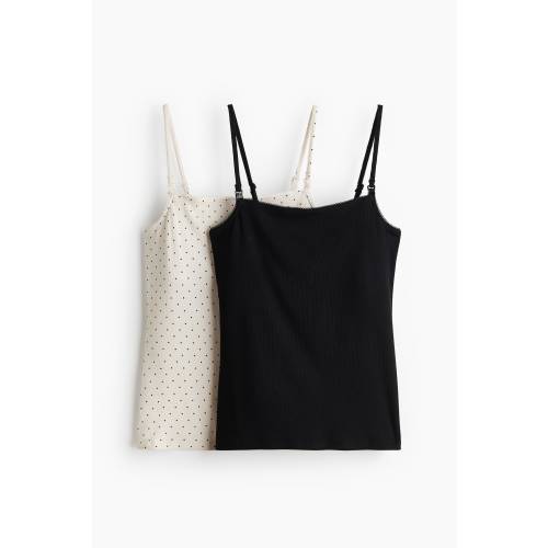 MAMA 2-PACK NURSING CAMISOLE TOPS